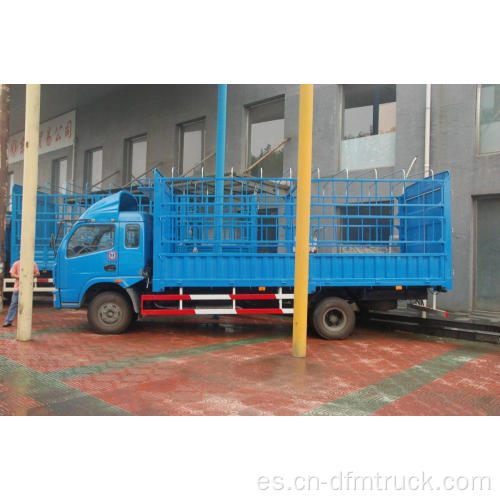 Camión de celosía de camión de carga Dongfeng de 6 ruedas